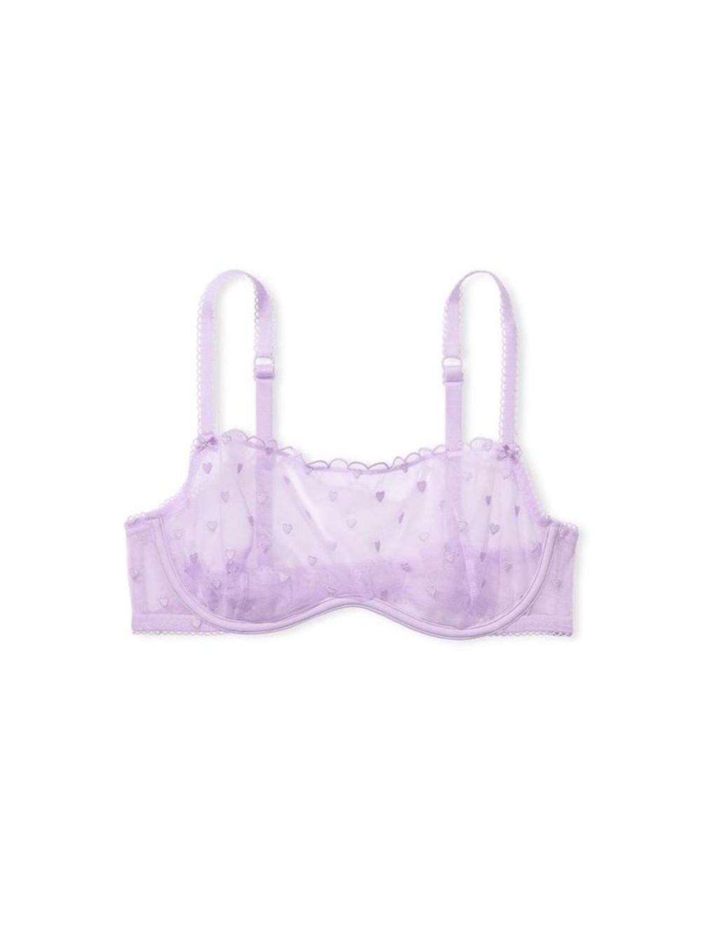 PINK Victoria’s Secret Wink Unlined Scoop Bra in Pastel Lilac Size Small